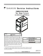 Preview for 1 page of Daikin DM96VE Service Manual