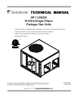 Предварительный просмотр 1 страницы Daikin DP13GM3004541A series Technical Manual