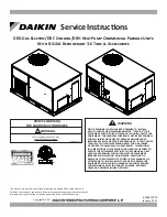 Предварительный просмотр 1 страницы Daikin DRG0361DH00001S Service Instructions Manual