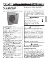 Preview for 53 page of Daikin DX17VSS series Installation Instructions Manual