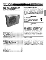 Daikin DX17VSS181AA Installation Instructions Manual preview