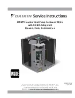 Daikin DZ18VC Series Service Instructions Manual preview