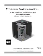 Preview for 1 page of Daikin DZ18VC Series Service Instructions Manual