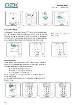 Preview for 22 page of Daikin DZK Series Installation Manual