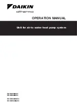 Preview for 1 page of Daikin EBHQ006BAV3 Operation Manual