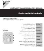 Предварительный просмотр 1 страницы Daikin ECFWMB6 Installation And Operation Manual