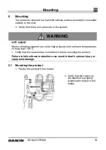 Preview for 13 page of Daikin ECOLLECTRMX Operating Instructions Manual