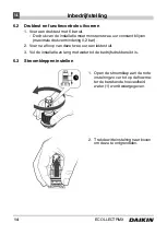 Предварительный просмотр 64 страницы Daikin ECOLLECTRMX Operating Instructions Manual