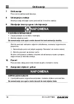 Предварительный просмотр 114 страницы Daikin ECOLLECTRMX Operating Instructions Manual