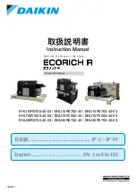 Daikin ECORICH R 40 Series Instruction Manual preview