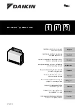 Preview for 1 page of Daikin EHS157056 Installation And Operation Manual