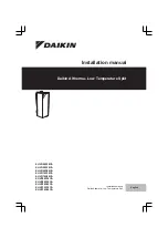 Daikin EHVH04S18CA Installation Manual предпросмотр