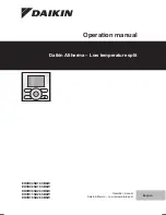 Daikin EHVH04SU18CB6W Operation Manuals предпросмотр