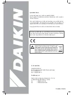 Preview for 20 page of Daikin EK2MV2B10C5 Installation Manual