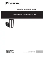 Daikin ERLQ004~008CAV3 Reference Manual предпросмотр