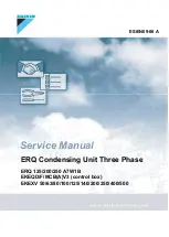 Предварительный просмотр 1 страницы Daikin ERQ Series Service Manual