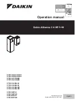 Предварительный просмотр 1 страницы Daikin ETVH12S18EA6V Operation Manual