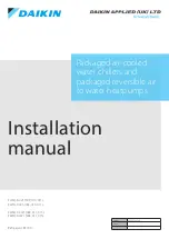 Daikin EWAQ-ACV3 Installation Manual preview