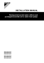Preview for 1 page of Daikin EWAQ005ACV3P Installation Manual