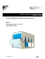 Предварительный просмотр 1 страницы Daikin EWAT_B Series Installation, Maintenance And Operation Manual