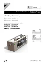 Daikin EWWD120J-SS Installation, Operation And Maintenance Manual preview