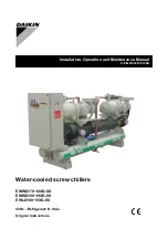 Daikin EWWD170~600G-SS Installation, Operation And Maintenance Manual preview