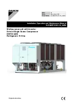 Daikin EWYD-4Z B Installation, Operation And Maintenance Manual preview