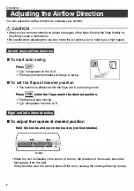 Предварительный просмотр 8 страницы Daikin F/GTKY50UV16V2 Operation Manual