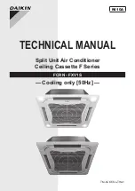 Предварительный просмотр 1 страницы Daikin F-Series Technical Manual