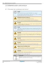 Preview for 34 page of Daikin FAA100BUV1B Installer And User Reference Manual