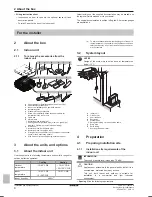 Предварительный просмотр 4 страницы Daikin FCAHG71FVEB Installation And Operation Manual