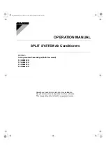 Предварительный просмотр 1 страницы Daikin FCQ24MVJU Operation Manual