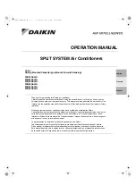 Daikin FCQ36AAVJU Operation Manual preview