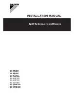 Preview for 1 page of Daikin FCQG35FVEB Installation Manual