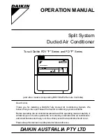 Daikin FD "F" Series Operation Manual предпросмотр