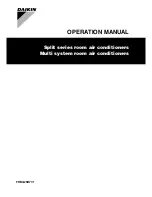 Daikin FDBQ25B7V1 Operation Manual предпросмотр