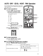 Preview for 11 page of Daikin FDKS25E7VMB Operation Manual