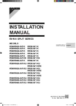 Daikin FDMRN20AV1K Installation Manual предпросмотр