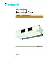 Daikin FDQ-B Technical Data Manual предпросмотр