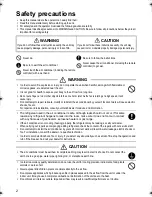 Preview for 3 page of Daikin FDXS25CVMA Operation Manual