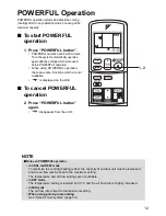 Предварительный просмотр 13 страницы Daikin FDXS25E7VMB Operation Manual