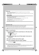 Preview for 23 page of Daikin FDXS25LVMA Operation Manual