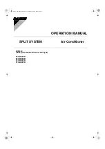 Daikin FFQ-B Series Operation Manual предпросмотр