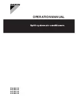 Daikin FFQ25B9V1B Operation Manual предпросмотр