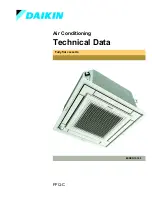 Daikin FFQ25C Technical Data Manual предпросмотр