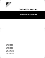 Daikin FHA35AVEB Operation Manual preview