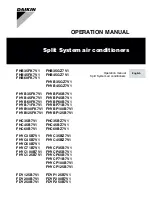 Daikin FHB35FK7V1 Operation Manual preview