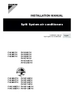 Daikin FHC35B7V1 Installation Manual preview