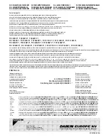 Preview for 2 page of Daikin FHC35B7V1 Installation Manual