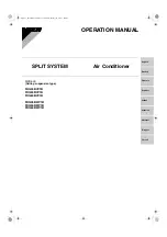 Daikin FHQ35BWV1B Operation Manual предпросмотр